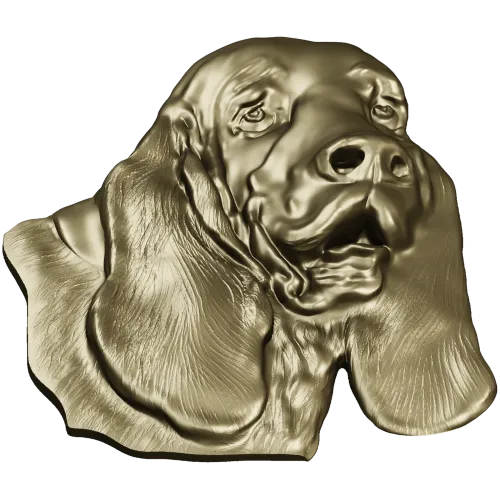 Bloodhound Head Relief STL for CNC