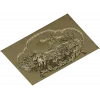 3D модель STL - Медальон "Пёс и фазан" для ЧПУ