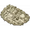 Панно "Собака у озера" - 3D STL модель для ЧПУ