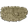 Панно "Собака у озера" - 3D STL модель для ЧПУ