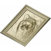Волчий портрет - рельефная 3D модель в формате STL для ЧПУ