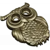 Mooncrest Owl - STL 3D model for CNC relief