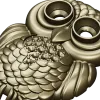 Mooncrest Owl - STL 3D model for CNC relief