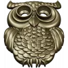 Mooncrest Owl - STL 3D model for CNC relief