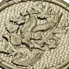 Falcon and Squirrel Relief Panel STL for CNC carving