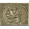 Falcon and Squirrel Relief Panel STL for CNC carving
