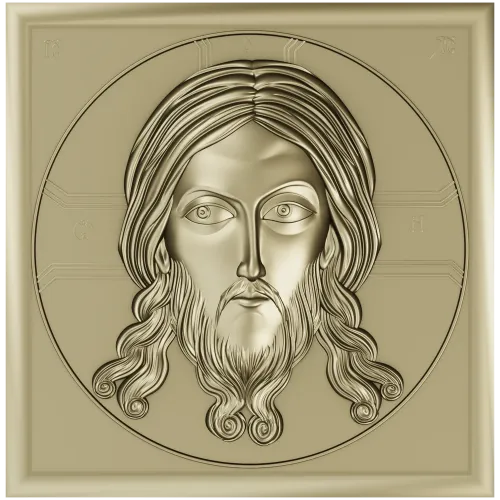 Holy Mandylion - STL 3D model for CNC bas-relief