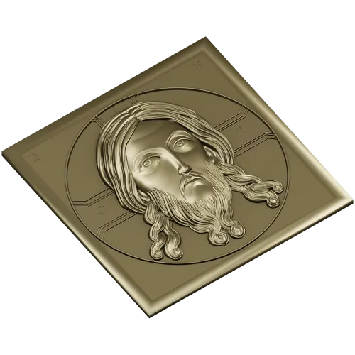 Holy Mandylion - STL 3D model for CNC bas-relief