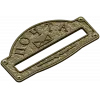 Classic arched mailplate STL 3D model for CNC milling