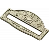 Classic arched mailplate STL 3D model for CNC milling