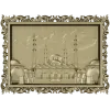 Taj Mahal Framed Relief STL for CNC