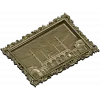 Taj Mahal Framed Relief STL for CNC