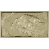 Тигр на скале - рельефная 3D модель STL для ЧПУ