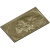 Тигр на скале - рельефная 3D модель STL для ЧПУ