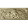 Тигр на скале - рельефная 3D модель STL для ЧПУ
