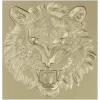 Tiger Head Relief STL - High-Relief 3D Model for CNC