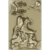 3D модель "Три барана у скалы" - stl панель для ЧПУ