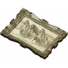 Three Horses on the Shore - high-relief STL 3D model for CNC