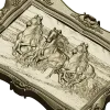 Three Horses on the Shore - high-relief STL 3D model for CNC