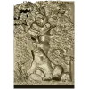 Timid Hunter - high-relief STL panel for CNC milling