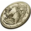 Scholar's Owl Oval Relief STL