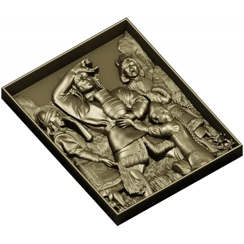 Harvest Revelry - High-Relief STL Panel for CNC
