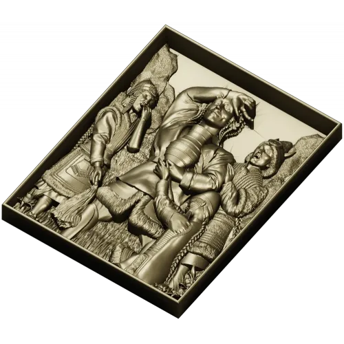 Harvest Revelry - High-Relief STL Panel for CNC