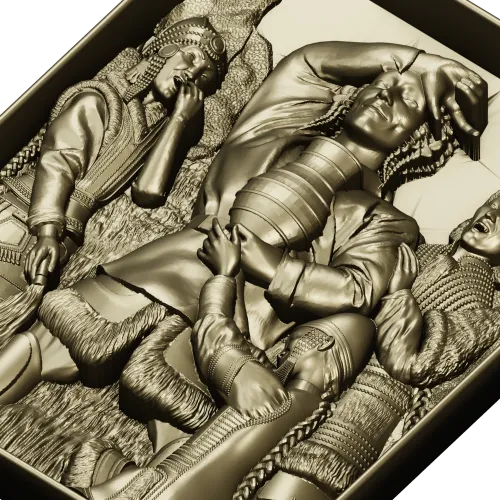 Harvest Revelry - High-Relief STL Panel for CNC