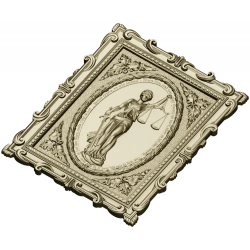 Themis Lady of Justice relief STL for CNC