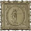 Themis Lady of Justice relief STL for CNC