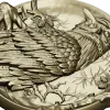 Owl Medallion Relief STL for CNC