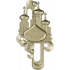 Easter cathedral relief - 3D STL model for CNC carving