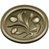 Tulip Medallion - STL 3D model for CNC milling