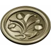 Tulip Medallion - STL 3D model for CNC milling