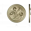 Tulip Medallion - STL 3D model for CNC milling