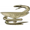 Чаша со змеей - 3D модель STL для ЧПУ