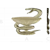 Чаша со змеей - 3D модель STL для ЧПУ