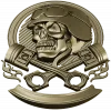Piston Rider Skull STL for CNC