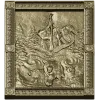 Chernobog high-relief plaque STL - 3D model for CNC carving