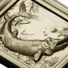 Рельеф "Щука" - 3D модель STL для ЧПУ