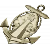 Anchor and Lighthouse Emblem STL 3D Model for CNC