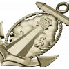 Anchor and Lighthouse Emblem STL 3D Model for CNC
