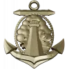 Anchor and Lighthouse Emblem STL 3D Model for CNC
