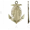 Anchor and Lighthouse Emblem STL 3D Model for CNC