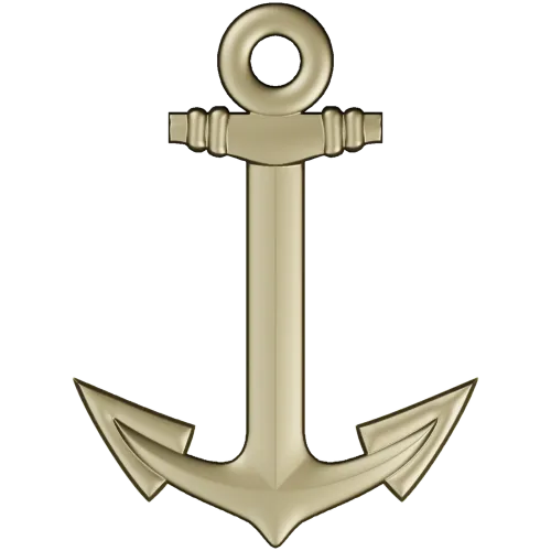 Anchor Low-Relief STL for CNC