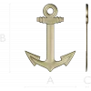 Anchor Low-Relief STL for CNC