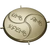 Tomoe Triskelion Medallion - STL 3D model for CNC routing