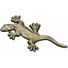 Gecko relief STL for CNC carving - detailed 3D model