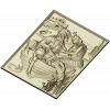 Fisherman and Mermaid relief panel - STL 3D model for CNC