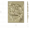 Fisherman and Mermaid relief panel - STL 3D model for CNC